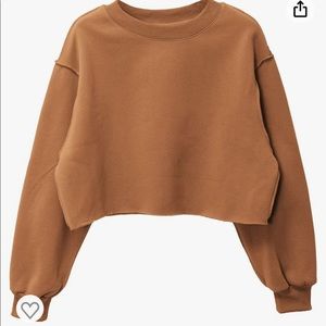 Cropped sweatshirt